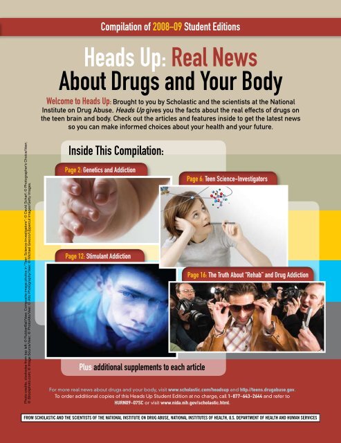 Heads Up:Real News About Drugs and Your Body - Scholastic