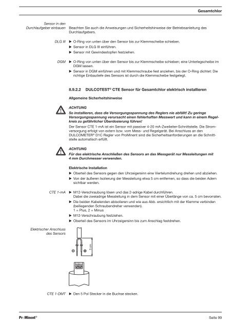 Mess-/Regelstellen DULCOTROLÂ® Abwasser - ProMinent