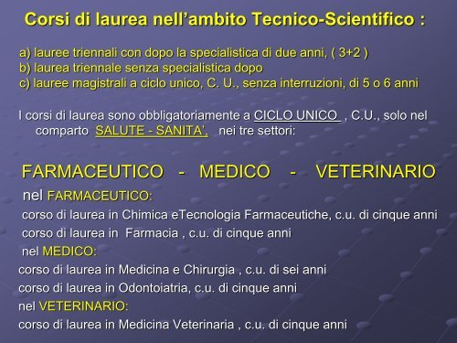 FACOLTÃ DI FARMACIA - Farmacia - UniversitÃ  degli Studi di Bari