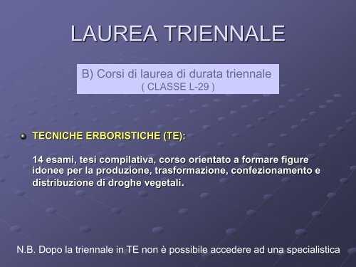 FACOLTÃ DI FARMACIA - Farmacia - UniversitÃ  degli Studi di Bari