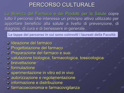 FACOLTÃ DI FARMACIA - Farmacia - UniversitÃ  degli Studi di Bari