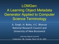 LOMGen - CS - University of New Brunswick