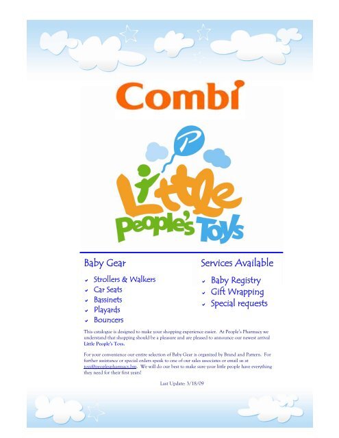 Combi Catalogue MAR08 - Little People's Toys