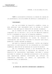 Resolución Rectoral 350/0 - Instituto Universitario Aeronáutico