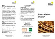 Opernfahrten - KÃ¤rntner Bildungswerk