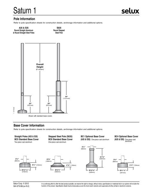 Saturn 1 [SA1] selux.us