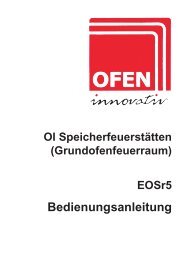 Müll im Ofen = Gift im Garten! - Ofen Innovativ