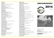 Jahreskalender - Buschhoven-Info