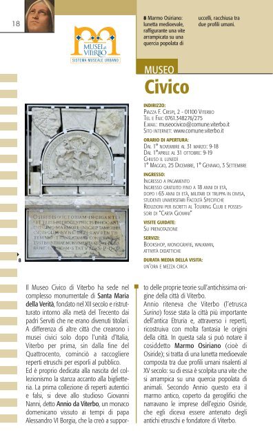 Museo Civico - Provincia di Viterbo