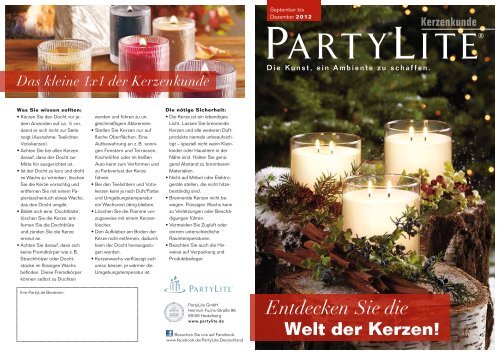 Kerzenkunde - PartyLite