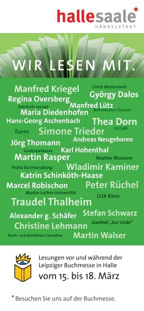 Maria Diedenhofen Botanischer Garten - Stadtmarketing Halle
