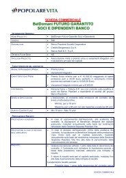 Scheda Commerciale - Popolare vita
