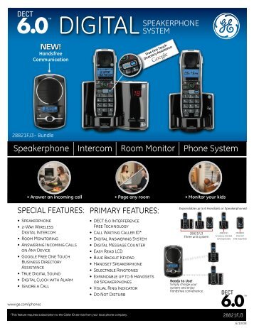 Specifications - Thomson Consumer Electronics