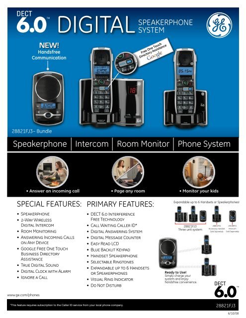 Specifications - Thomson Consumer Electronics