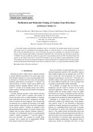 Purification and Molecular Cloning of Catalase from Rhizobium ...