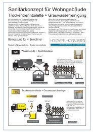 Sanitärkonzept für Wohngebäude