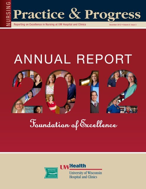 2012 Nursing Practice and Progress Annual Report (pdf) - UW Health