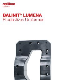 BALINIT® LUMENA Produktives Umformen - Balzers