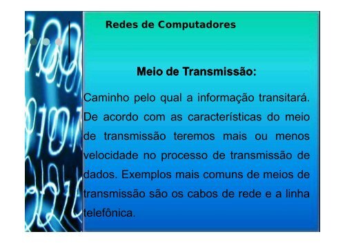 Redes de Computadores - Era da InformaÃ§Ã£o