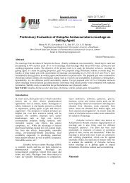 Preliminary Evaluation of Eulophia herbacea tubers mucilage as ...