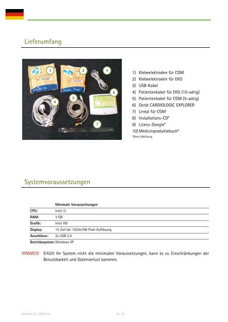 Quick Guide CARDIOLOGIC EXPLORER