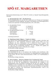 Bericht Gemeinderatssitzung vom 27.03. - SPÃ St. Margarethen