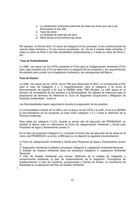 anexos del manual de operaciones volumen c - SecretarÃ­a de ...