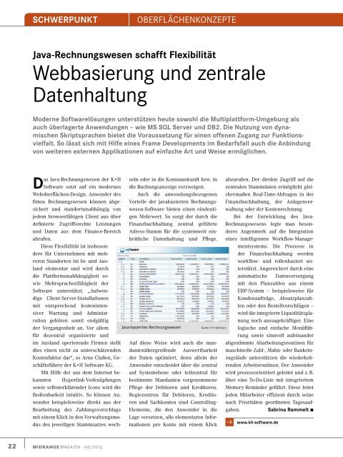 schwerpunkt - Midrange Magazin