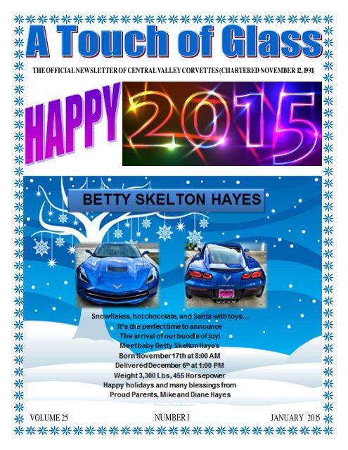 Central Valley Corvettes - January 2015
