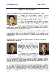 Member Personalities - Asian Bankers Association