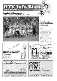 Schuttern Herzlich willkommen - HTV Meissenheim