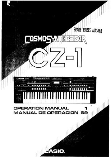 Casio CZ-1 Owner's Manual - Fdiskc