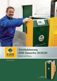 KWB Classicfire Technik und Planung