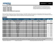 Compatibility Report Series 2 - Adaptec