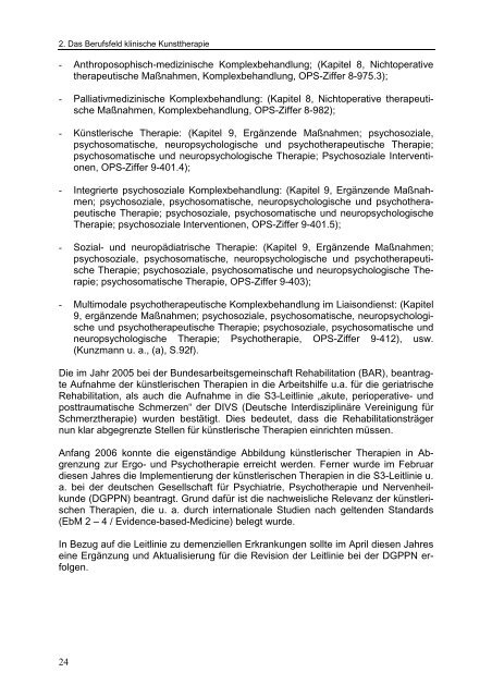 Abschlussbericht als PDF - Institut fÃ¼r Kunsttherapie und Forschung