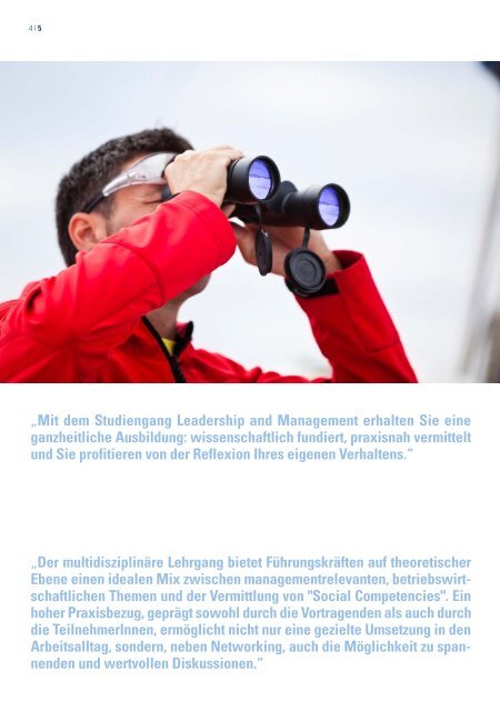 Leadership and Management InfobroschÃ¼re - B4B Schwaben