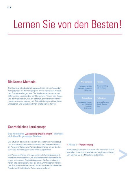 Leadership and Management InfobroschÃ¼re - B4B Schwaben