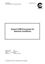 Airport CDM Processes for Adverse Conditions