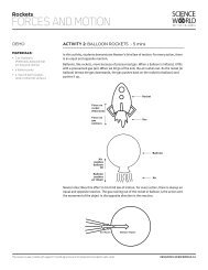 Balloon Rockets - Science World Resources