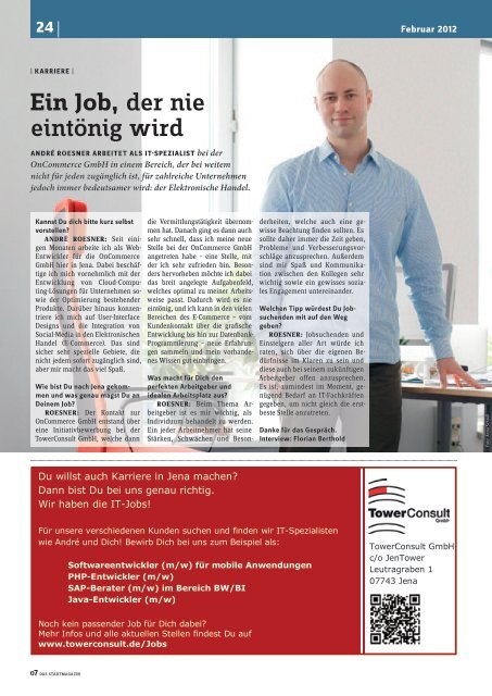 Ausgabe 33 - 07 Das Stadtmagazin . BLOG