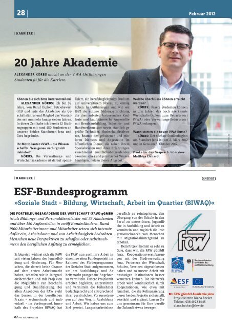 Ausgabe 33 - 07 Das Stadtmagazin . BLOG