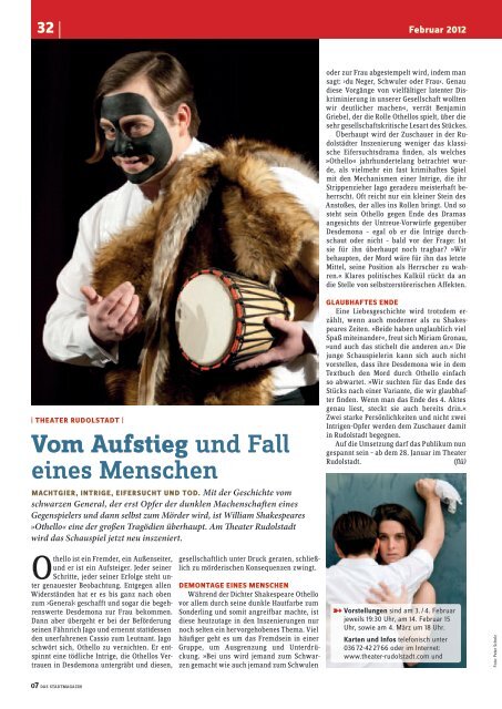 Ausgabe 33 - 07 Das Stadtmagazin . BLOG