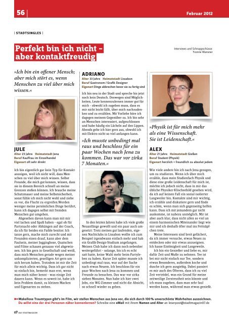 Ausgabe 33 - 07 Das Stadtmagazin . BLOG