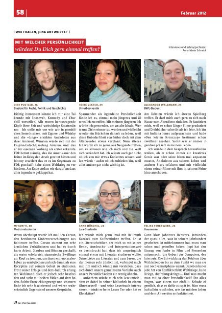 Ausgabe 33 - 07 Das Stadtmagazin . BLOG