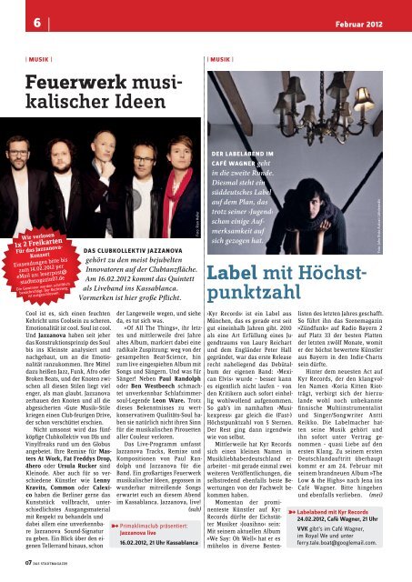 Ausgabe 33 - 07 Das Stadtmagazin . BLOG