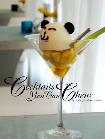 Cocktails You Can Chew