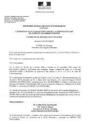 RECEPISSE DE DECLARATION D'ANTERIORITE concernant L ...