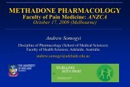 (+)-Methadone - Faculty of pain medicine