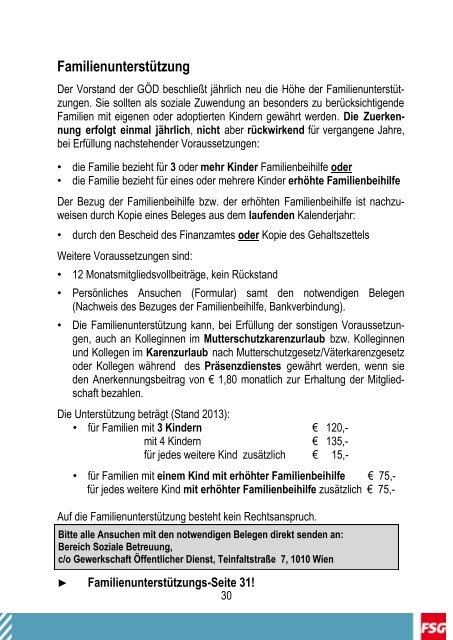 Fraktion Sozialdemokratischer ... - FSG Polizei NÖ