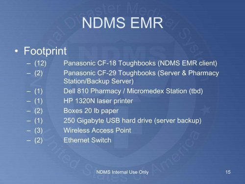 NDMS Electronic Medical Records